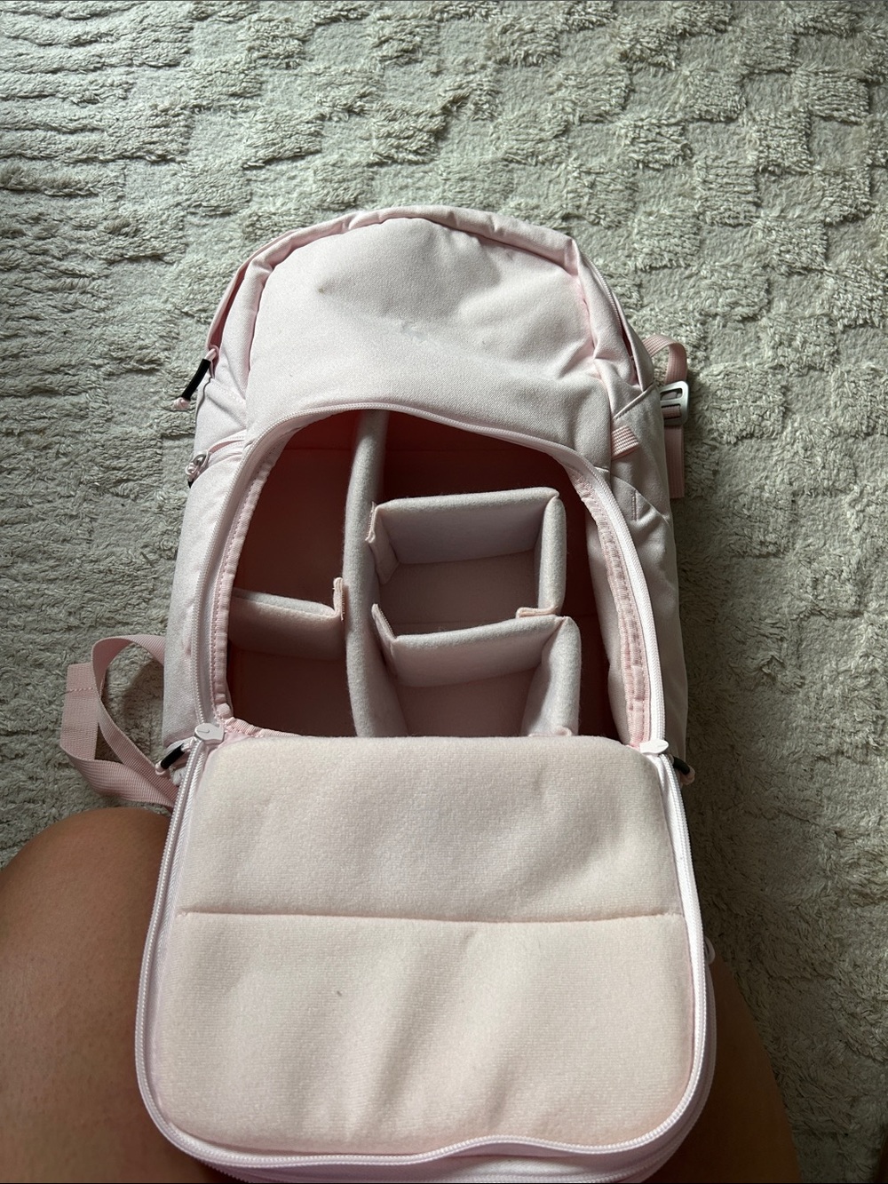 Brevite Light Pink Everyday camera Backpack - Picture 2 of 2